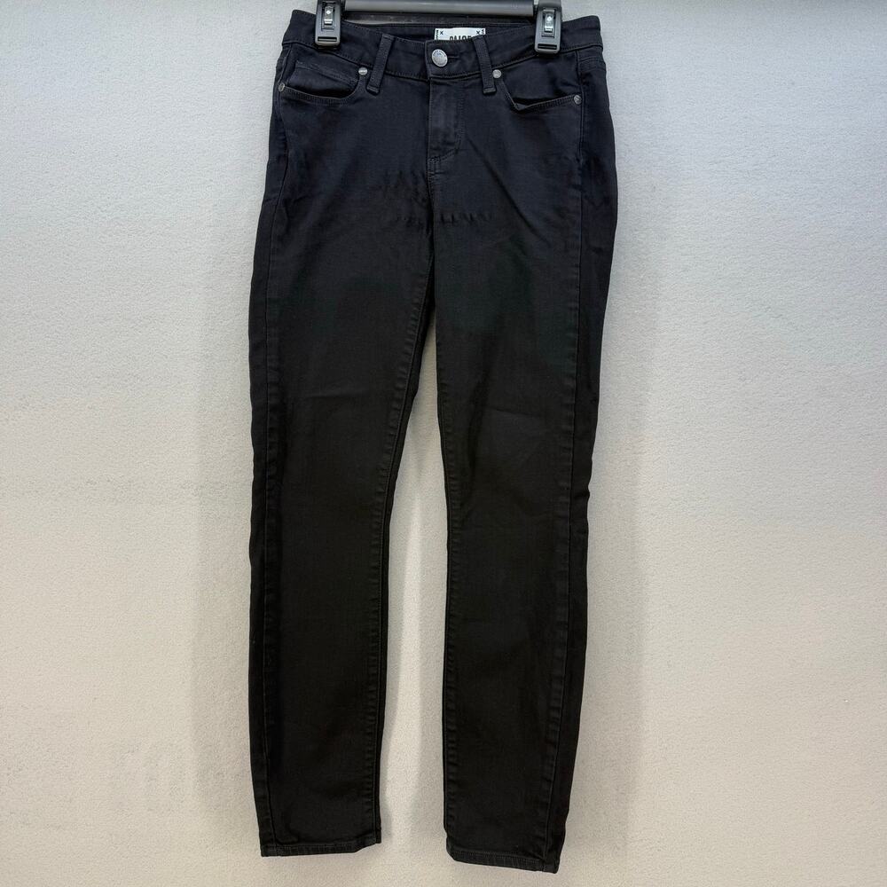 Paige Jeans Women's 24 (0) Black Verdugo Ultra Skinny Preppy Normcore Skater